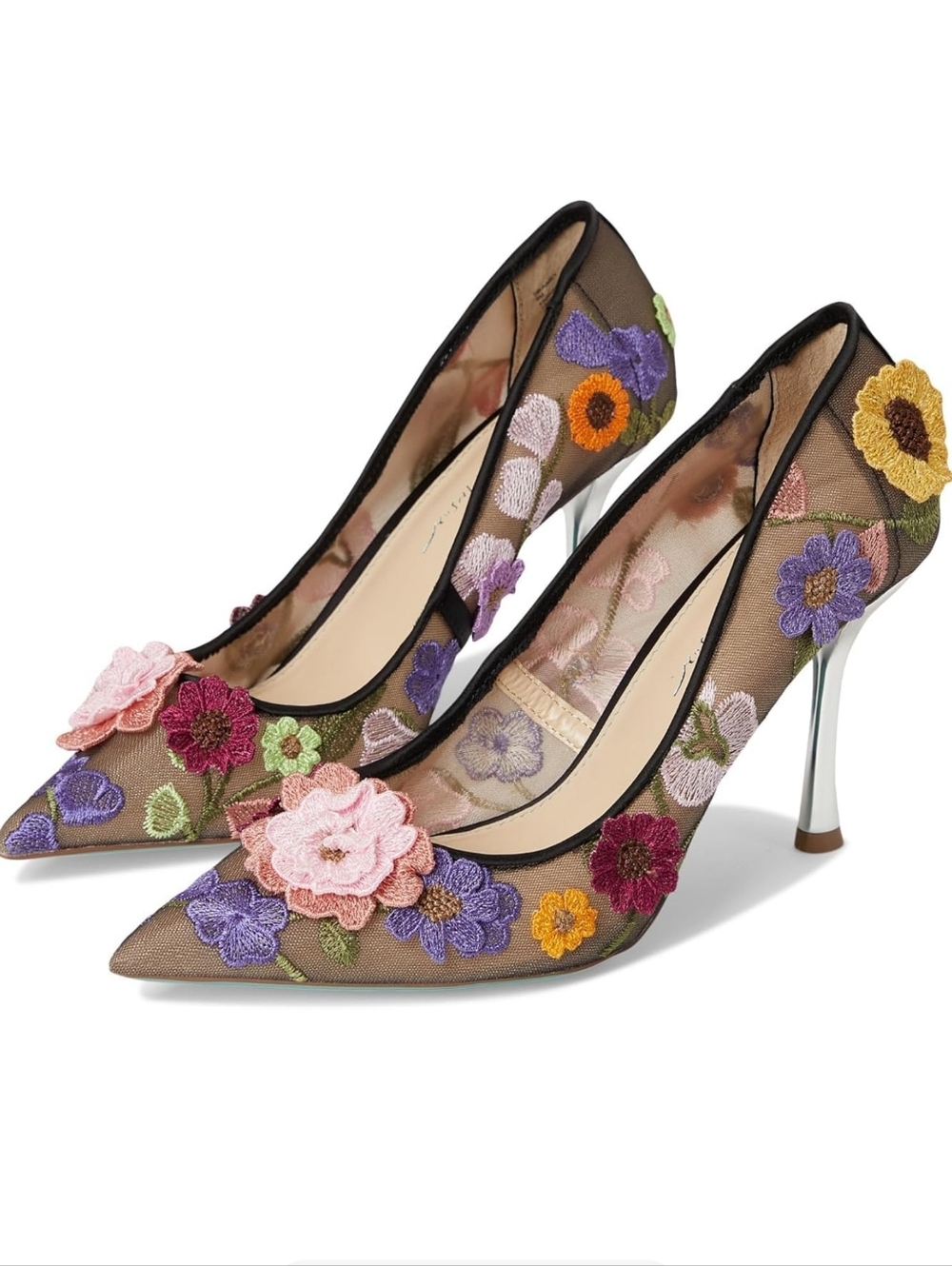 Betsey Johnson SB-Aimey 3-D Floral Pumps - Picture 2 of 11